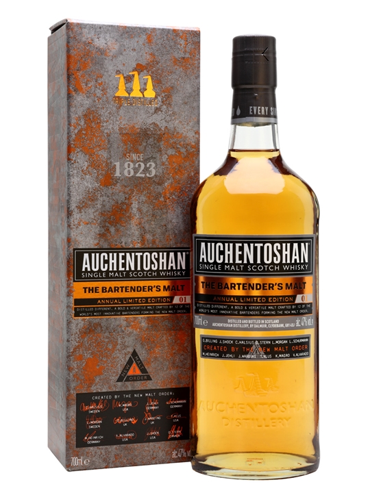 Auchentoshan the bartender's malt