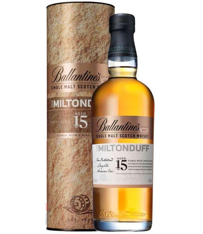 Ballantine's the miltonduff 15 years old