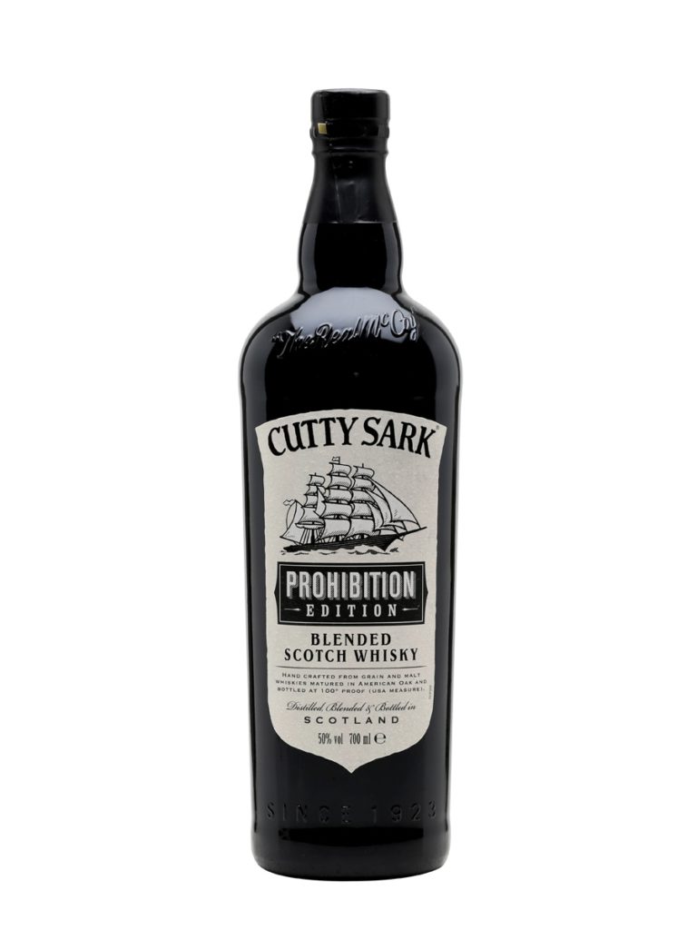 Cutty sark prohibition edition blended scotch whisky