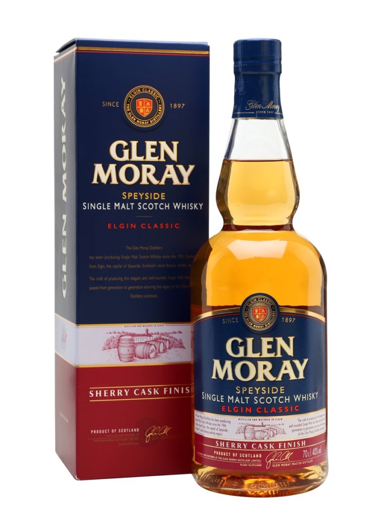 Glen moray Elgin classic sherry cask finish