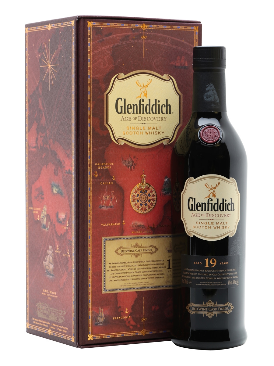 Glenfiddich 19 year old age of discovery red wine