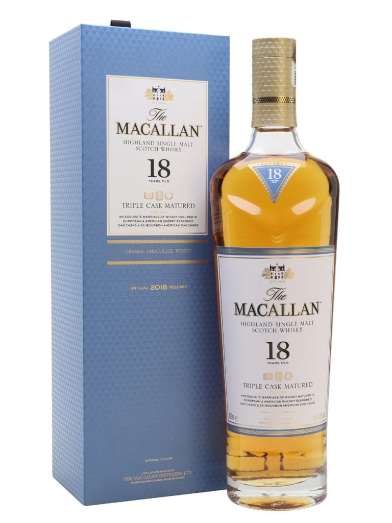 Macallan 18 Year Old Triple Cask Matured 2018