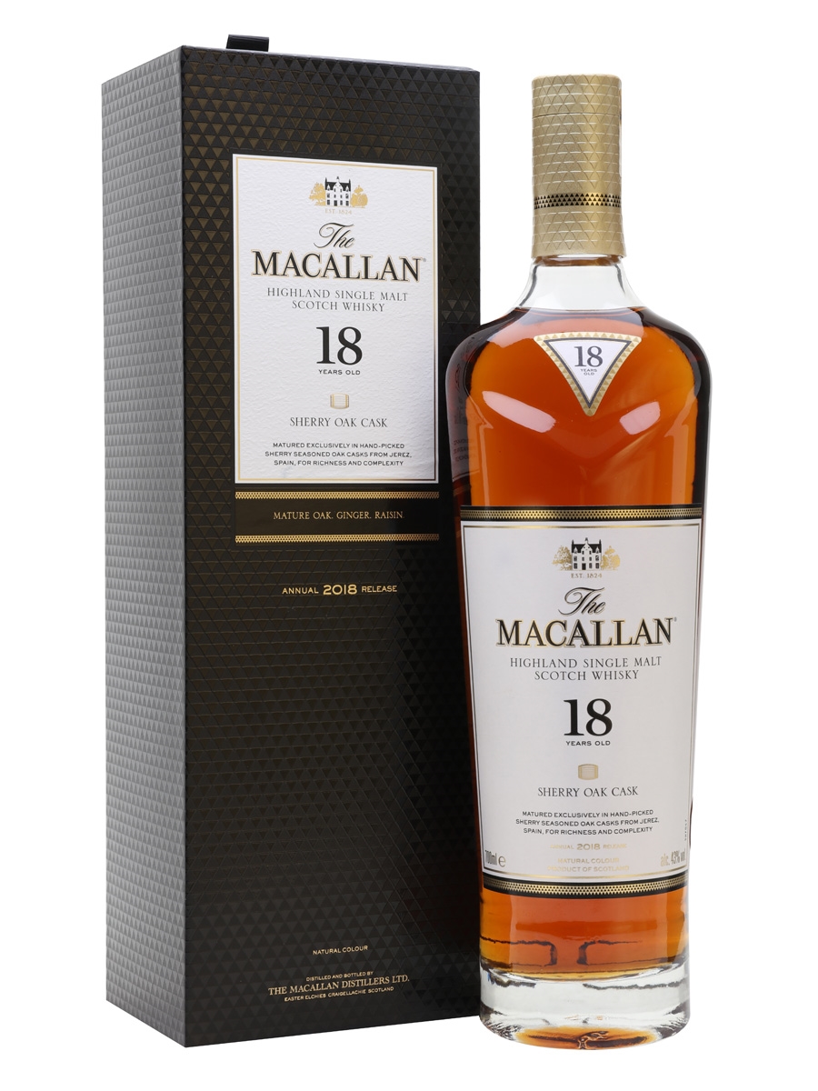 Macallan 18 sherry oak cask image