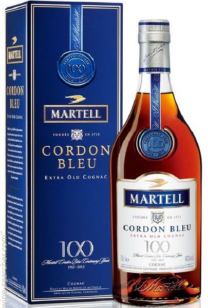 Martell cordon bleu extra old cognac