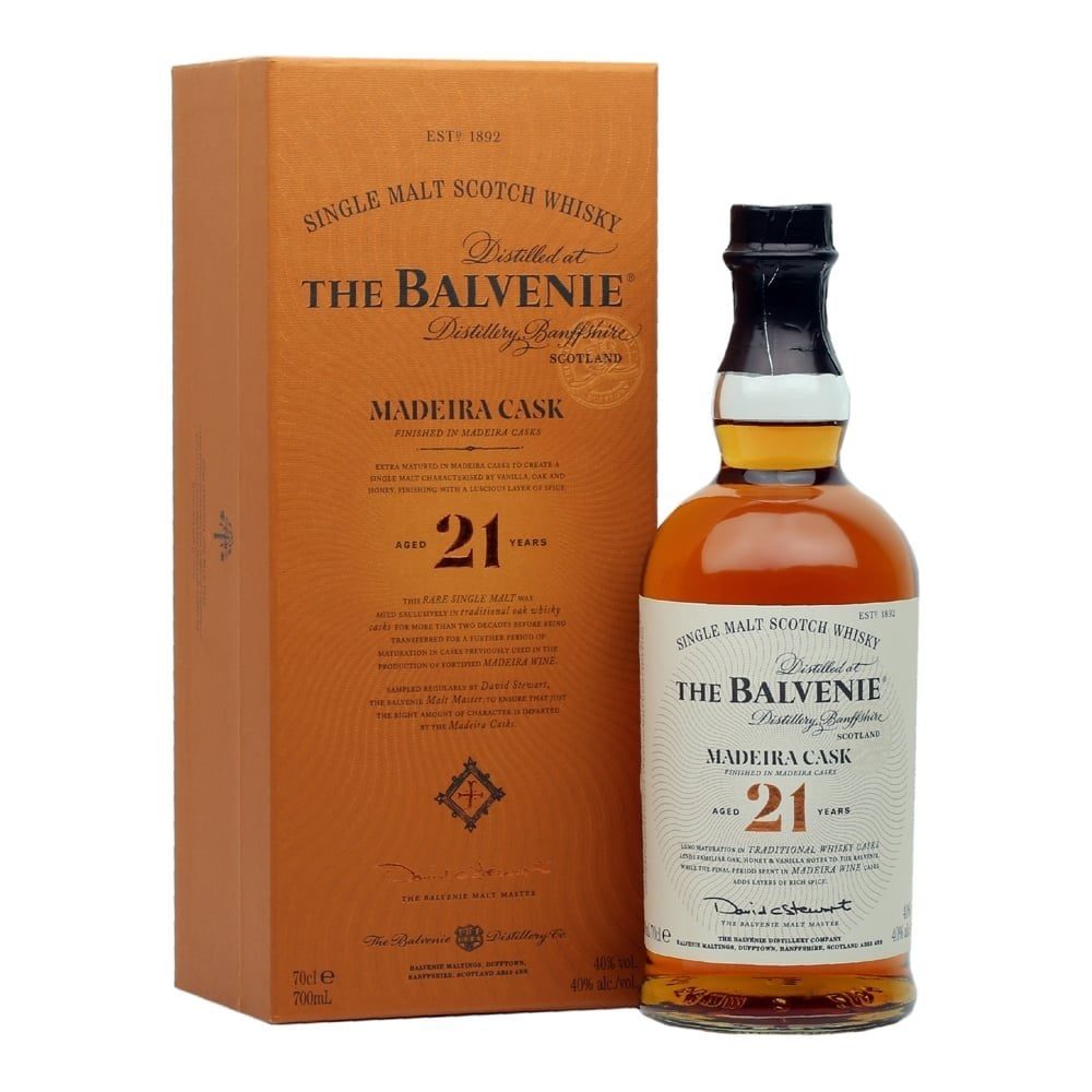 The balvenie Madeira cask 21 year