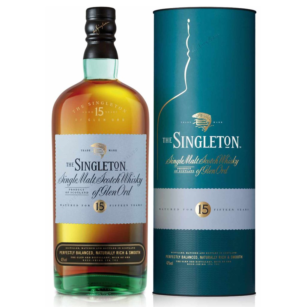 The singleton 15 single malt Scotch whisky of Glen Ord