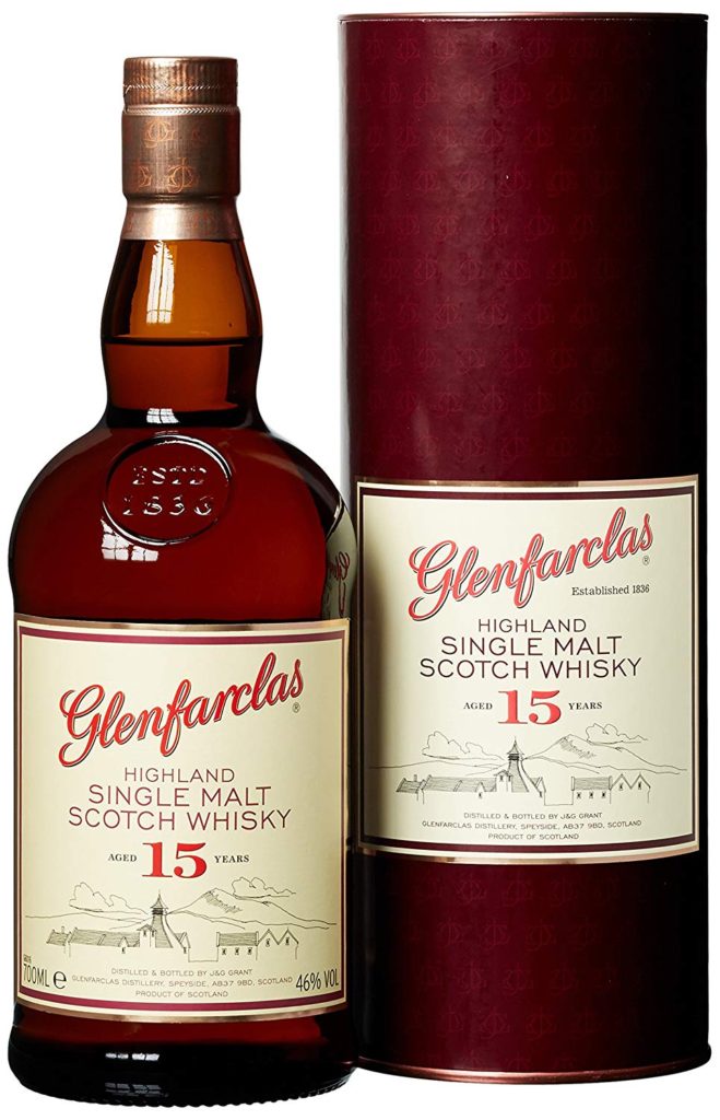 Glenfarclas Highland single malt Scotch whisky 15