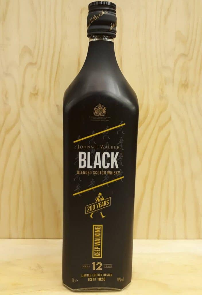 Johnnie Walker Black 12 Years Old Keep Walking 200 Years Limited Edition Design