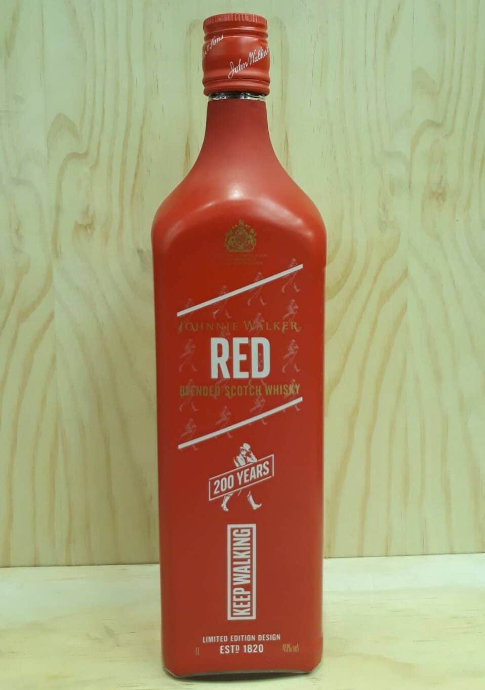 Johnnie Walker Red Keep Walking 200 Years Limited Edition Design