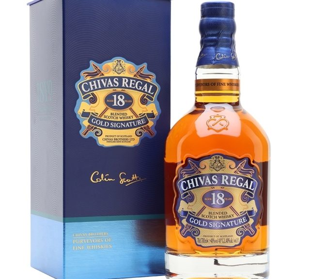 Chivas Regal Aged 18 Years Gold Signature