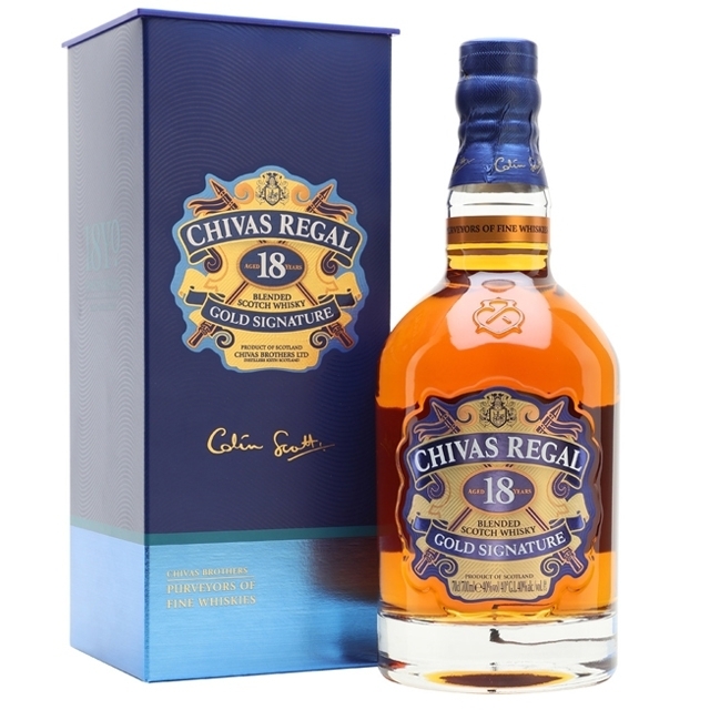 Chivas Regal Aged 18 Years Gold Signature