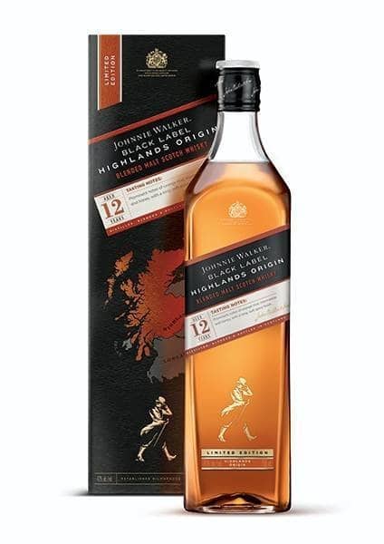 Johnnie Walker Black Label Highlands Origin 12 Years Old