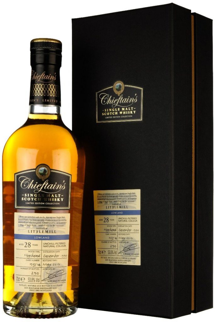 Chieftain's Limited Edition Collection Littlemill 28 Years Old Lowland