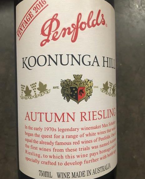 Penfolds Riesling Autumn Riesling