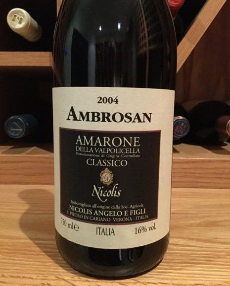 Ambrosan Amarone Nicolis