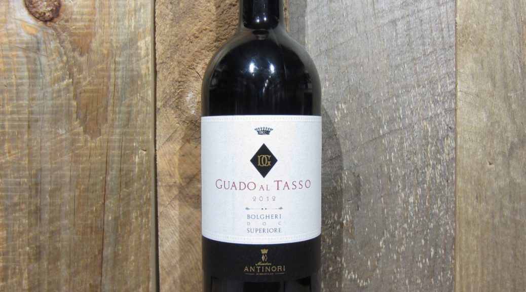 Antinori Guado Al Tasso Bolgheri 2012