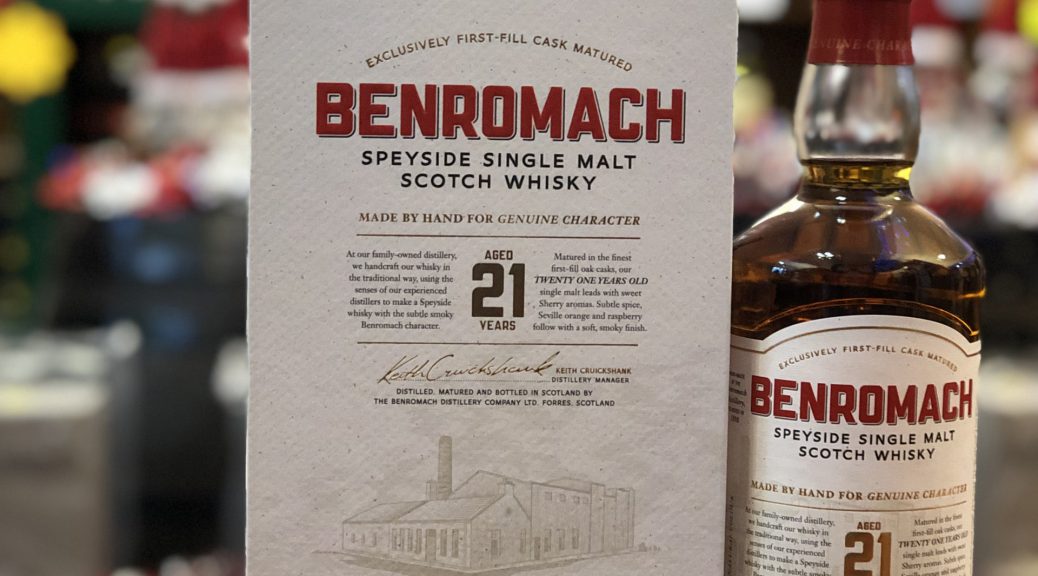 Benromach 21 Years Old Single Malt Scotch Whisky